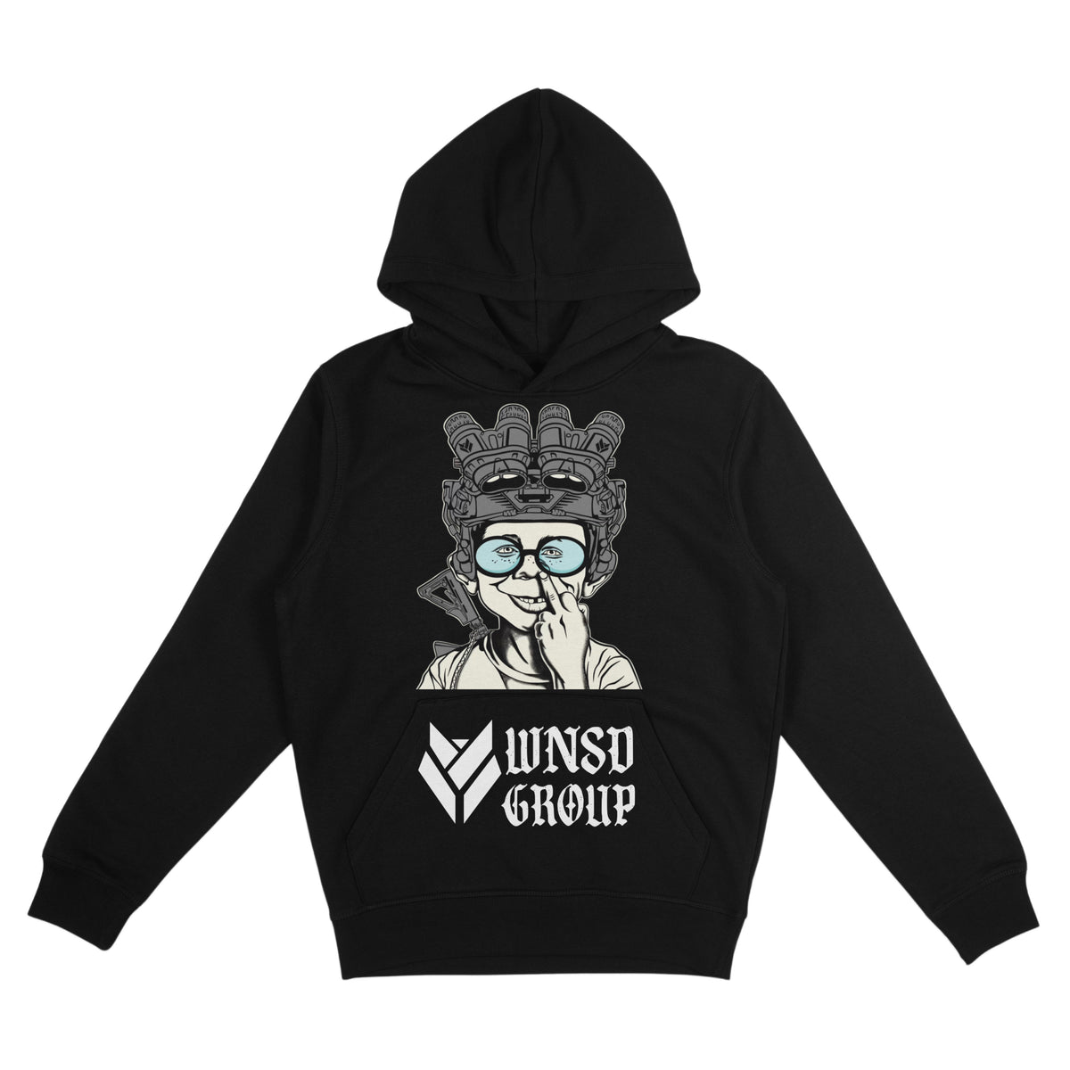GUN GEEK MASCOT HOODIE SWEATSHIRT