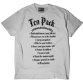 TEN PACK COMMANDMENTS SS T-SHIRT