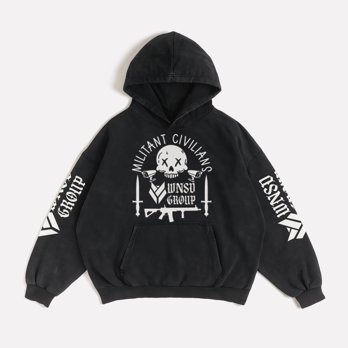 MILITANT CIVILIAN HOODY SWEATSHIRT