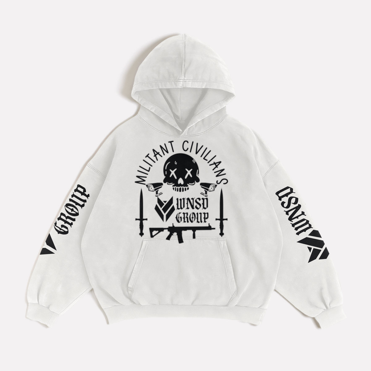 MILITANT CIVILIAN HOODY SWEATSHIRT