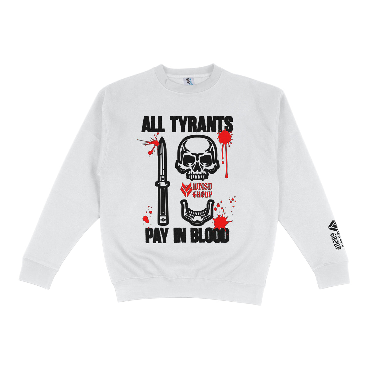 PAY IN BLOOD CREW NECK SWEATSHIRT
