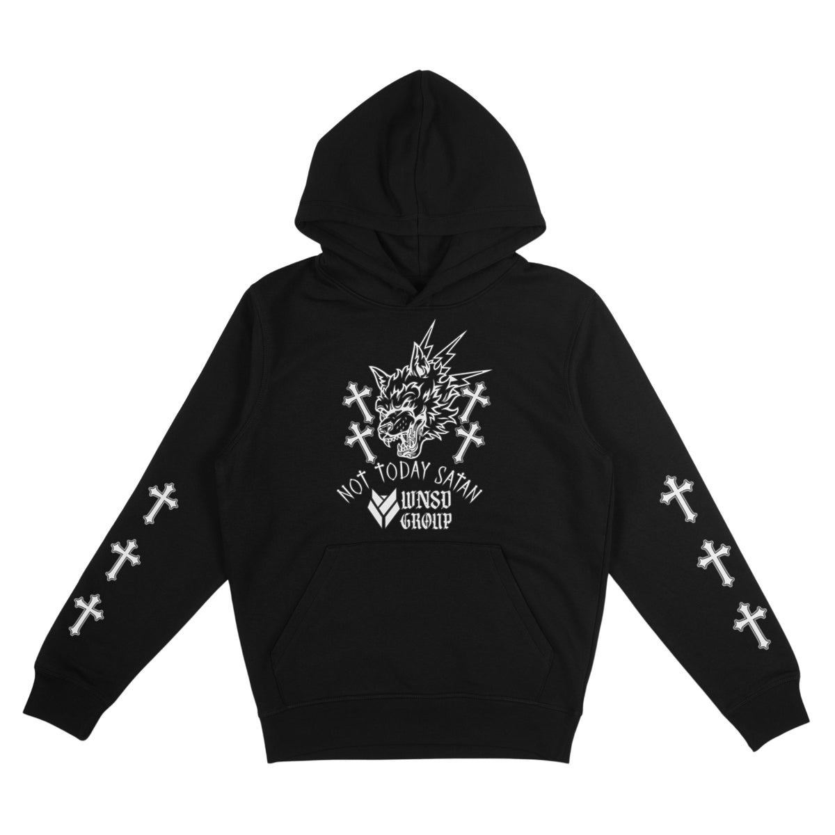 NOT TODAY SATAN HOODIE SWEATSHIRT