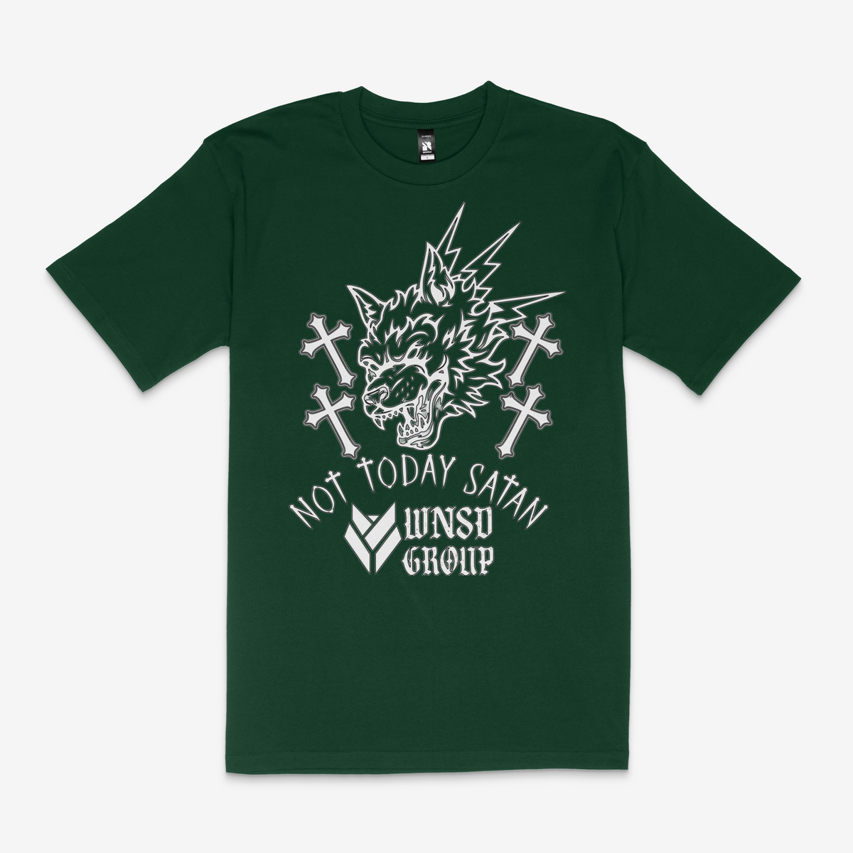 NOT TODAY SATAN SS T-SHIRT