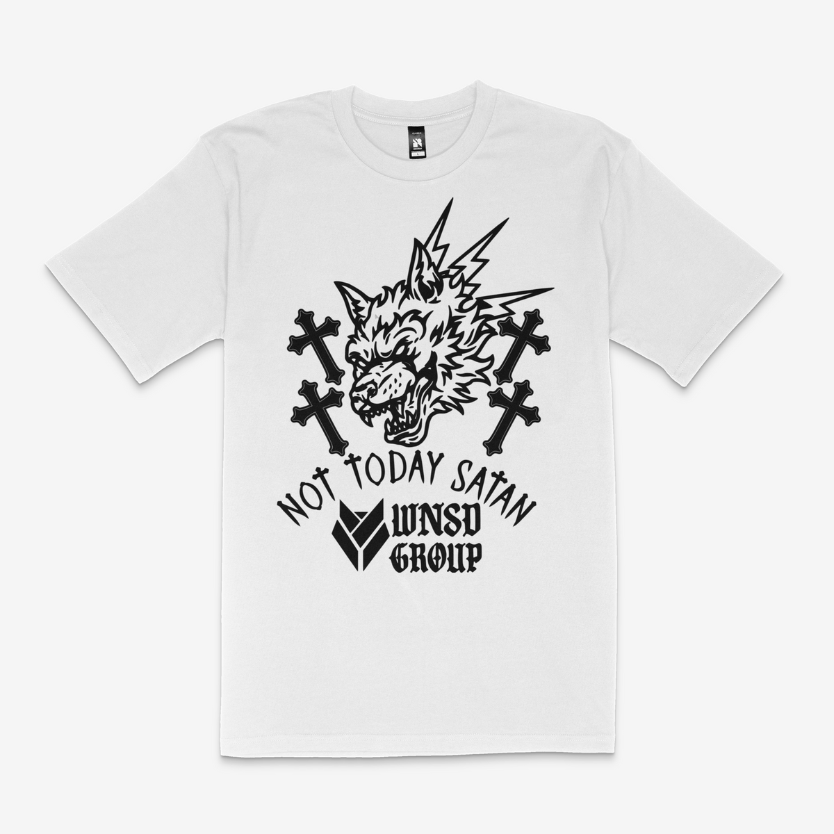NOT TODAY SATAN SS T-SHIRT