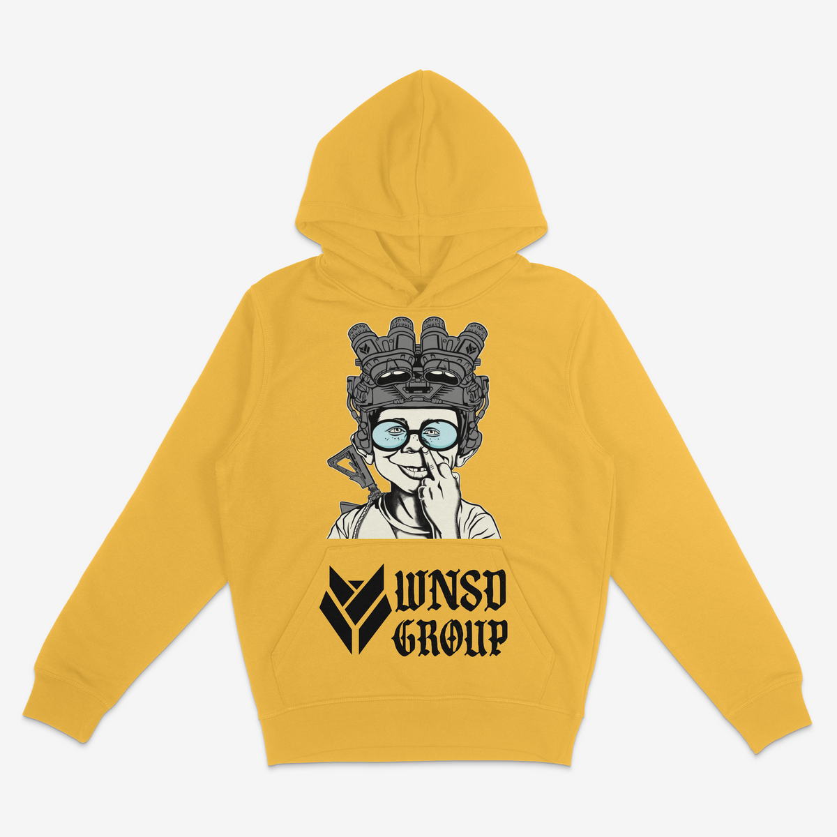 GUN GEEK MASCOT HOODIE SWEATSHIRT
