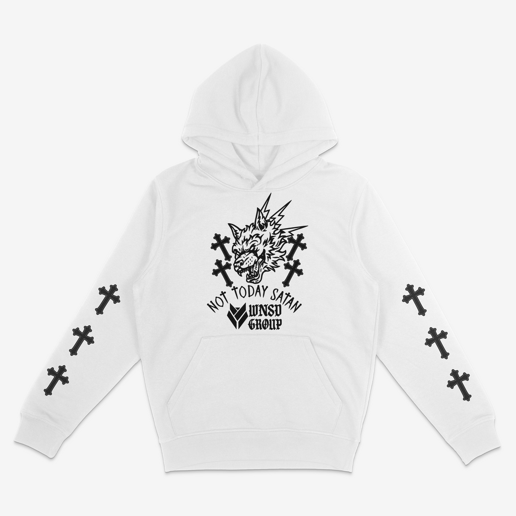 NOT TODAY SATAN HOODIE SWEATSHIRT