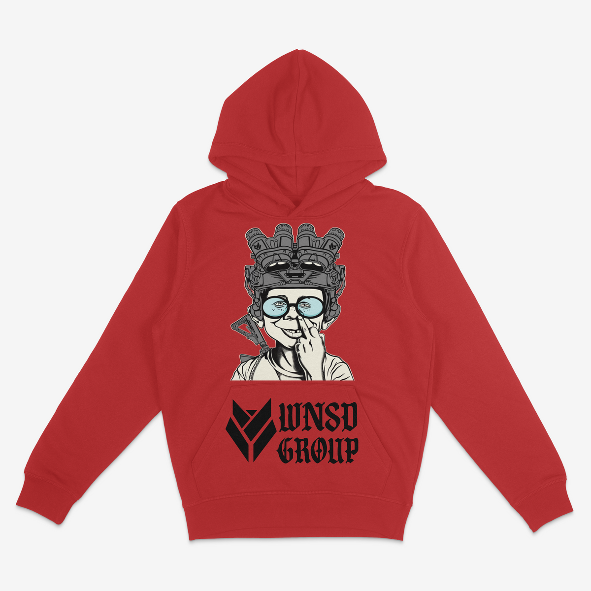 GUN GEEK MASCOT HOODIE SWEATSHIRT